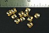 12pc VINTAGE STYLE 7mm RAW BRASS BEAD CAPS BC21-12