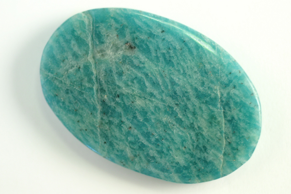 1pc 25x35mm PREMIUM RUSSIAN AMAZONITE OVAL GEMSTONE PENDANT