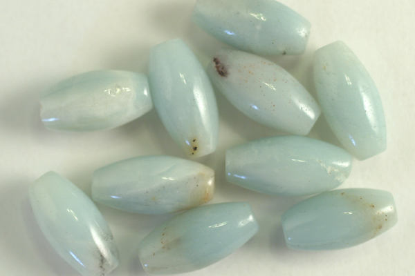 10pc 5X12mm BEAUTIFUL AMAZONITE RICE SHAPED BEADS