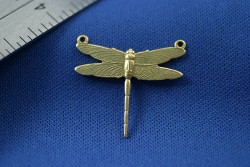 4pc VINTAGE RAW BRASS VICTORIAN DESIGN DRAGONFLY N19-4