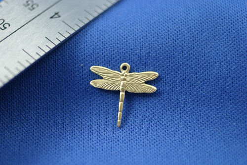 4pc VINTAGE RAW BRASS VICTORIAN DESIGN DRAGONFLY N20-4