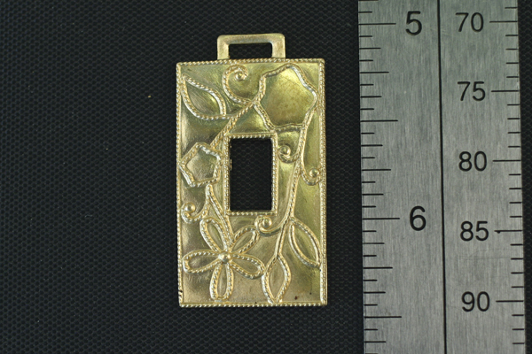 1pc VINTAGE STYLE RAW BRASS VICTORIAN ORNAMENTAL OPEN CENTER CONNECTOR FINDING