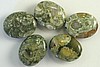 5pc 12X16mm BEAUTIFUL PREMIUM RHYOLITE OVAL GEMSTONE BEADS