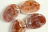 2pc 18X25mm BEAUTIFUL NATURAL RARE FIRE AGATE OVAL GEMSTONE PENDANT BEADS