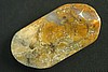 1pc 20x40mm PREMIUM YELLOW OPAL FREEFORM FACETED GEMSTONE PENDANT