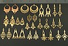 30pc VINTAGE STYLE RAW BRASS EARRING FINDINGS SAMPLER LOT