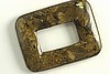 1pc 38X50mm PREMIUM BRONZITE RECTANGLE DONUT GEMSTONE PENDANT