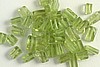 42pc (1/2 STRAND) 3X5mm BEAUTIFUL PERIDOT RECTANGLE GEMSTONE BEADS