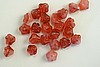 1 STRAND (50pc) 4X6mm PEARL FUSCHIA PINK CZECH GLASS BELL FLOWER BEADS