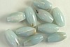 10pc 5X12mm BEAUTIFUL AMAZONITE RICE SHAPED BEADS