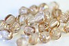 1 STRAND (50pc) 5mm MATTE CRYSTAL CELSIAN CZECH GLASS MELON ROUNDS