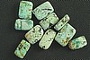 10pc 7X12mm BEAUTIFUL AFRICAN TURQUOISE TEETH STYLE GEMSTONE BEADS