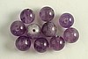 10pc 8mm BEAUTIFUL AMETHYST ROUND GEMSTONE BEADS