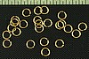 24pc RAW BRASS 4.33mm JUMP RINGS JR1-25-24