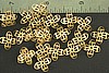 12pc VINTAGE STYLE 13mm RAW BRASS FILIGREE BEAD CAP BC1-12