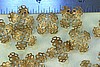 24pc LOVELY VINTAGE STYLE 15mm RAW BRASS FILIGREE BEAD CAP BC15-24