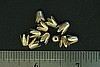 24pc VINTAGE STYLE 6mm RAW BRASS 5 PETAL FLOWER BEAD CAP BC24-24