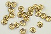 12pc VINTAGE STYLE 5mm RAW BRASS SCALLOPED FLOWER BEAD CAP BC36-12
