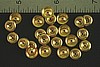 24pc VINTAGE STYLE 8mm RAW BRASS BEAD CAP BC6-24