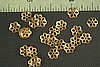 24pc VINTAGE STYLE 6mm RAW BRASS FLOWER BEAD CAP BC7-24