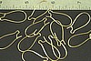 24pc RAW BRASS MEDIUM KIDNEY EARWIRE FINDING JEWELRY LOT E8-24