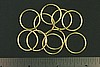 10pc RAW BRASS 18.92mm SIZE JUMP RINGS JR13-50-10