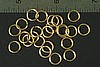 24pc RAW BRASS 7.73mm SIZE JUMP RINGS JR4-40-24