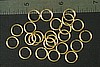 48pc RAW BRASS 9.14mm SIZE JUMP RINGS JR6-40-48