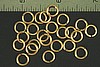 48pc RAW BRASS 7.73mm SIZE JUMP RINGS JR3-57-48