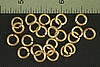 48pc RAW BRASS 8.74mm SIZE JUMP RINGS JR4-40-48