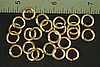 24pc RAW BRASS 9.36mm SIZE JUMP RINGS JR4-64-24