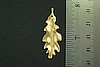 4pc VINTAGE STYLE MEDIUM RAW BRASS LEAF FINDING PENDANT JEWELRY LOT N58-4